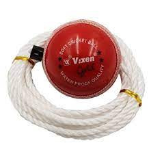 VIXEN STROKE VX-1 SYNTHTIC WITH ROPE 3.5 MTR CRICKET BALL