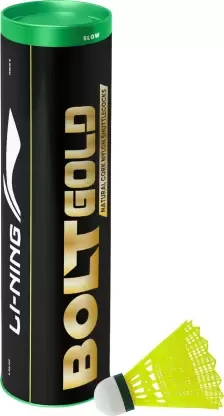 LI-NING Bolt Gold Nylon Shuttle Cock